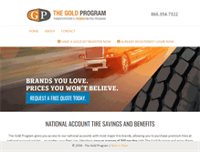 Tablet Screenshot of goldprogramonline.com